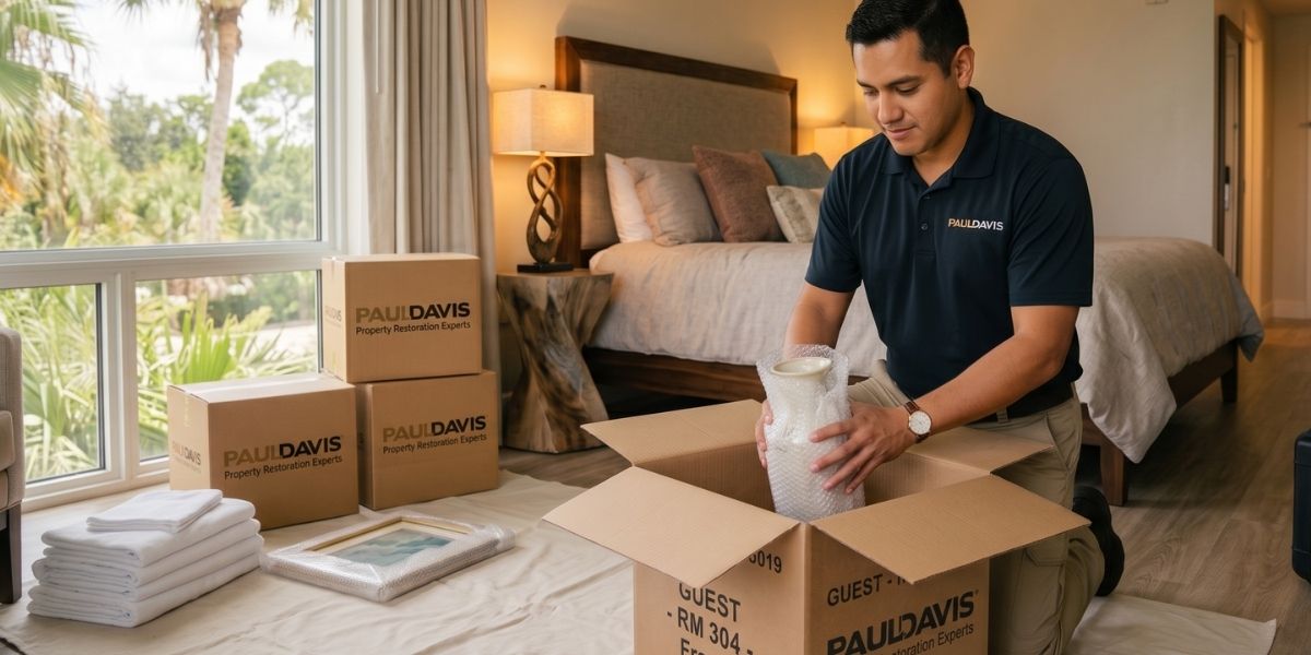 Occupied and Open: How Paul Davis of Orlando Handles a Contents Pack-Out Without Shutting You Down
